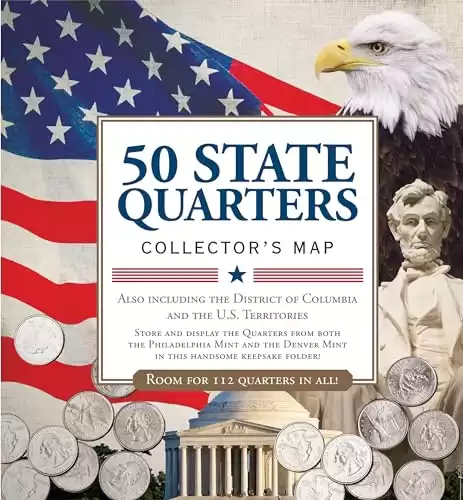 Quarters Map of the 50 States