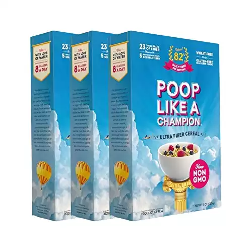 Poop Like A Champion Healthy Fiber Cereal