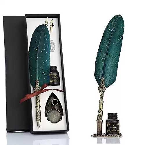 Quill Pen Set with Ink