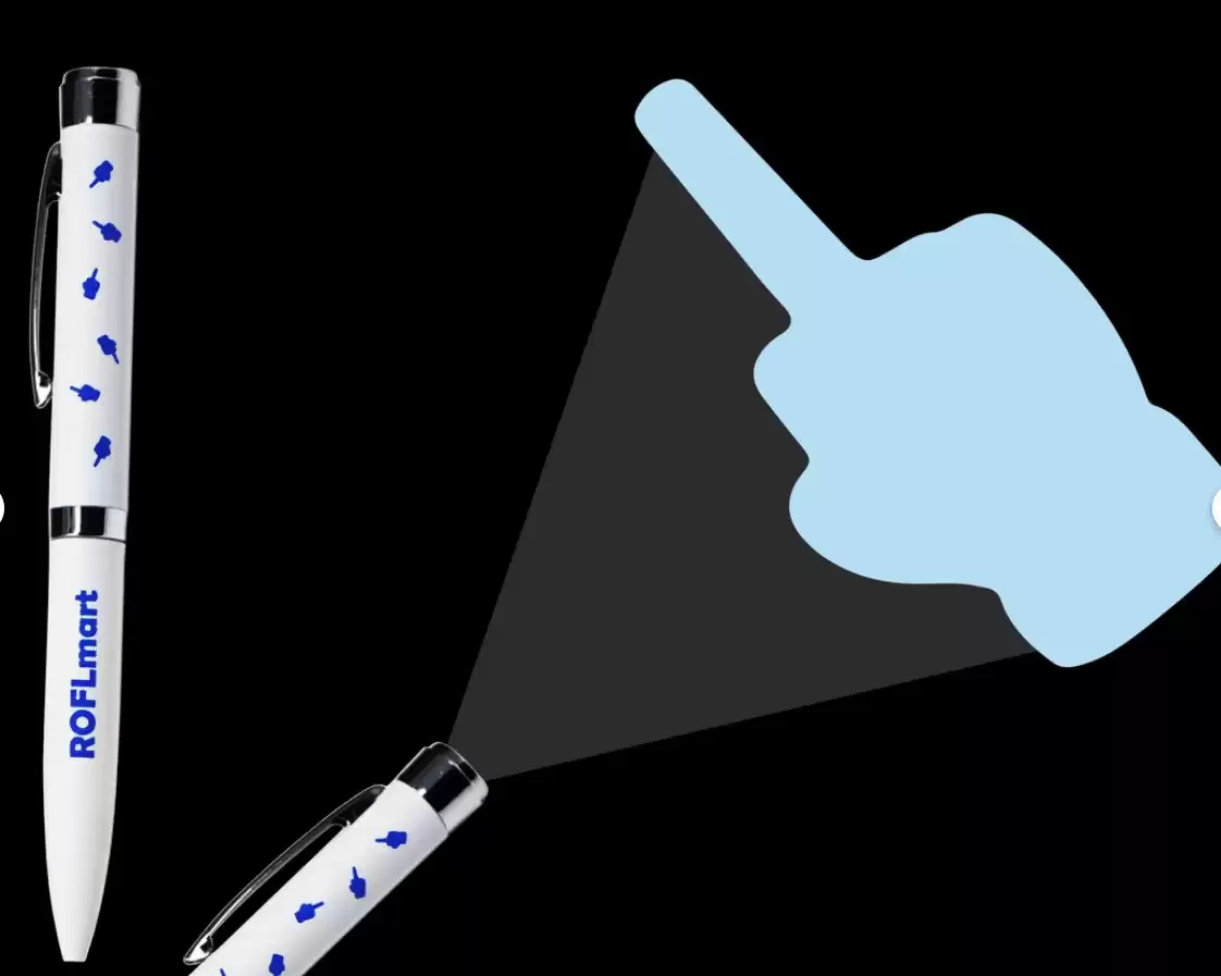 Middle Finger Projector Pen