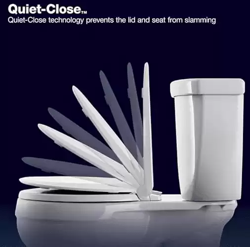 Quiet-Close Toilet Seat