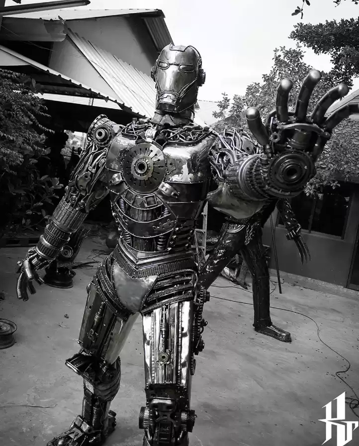 Recycled Iron Man
