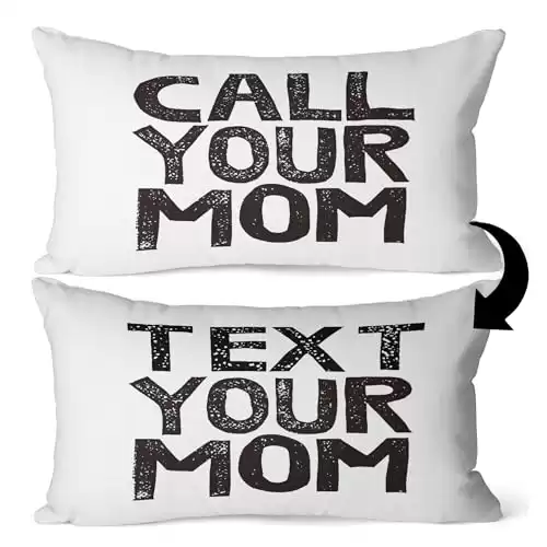 Call Your Mom Throw Pillow
