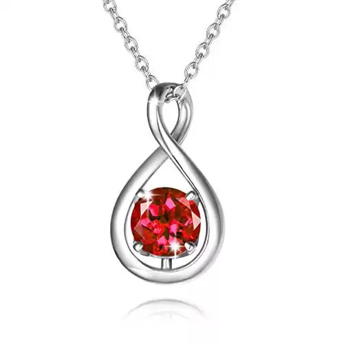 Ruby Necklace July Birthstone