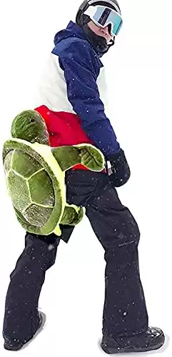 Turtle Snowboarding Cushion