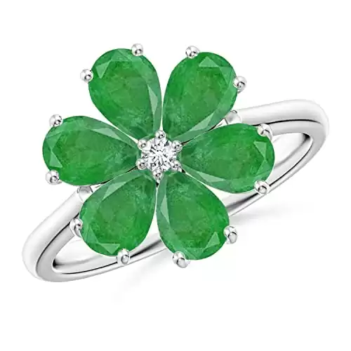 Natural Emerald Classic Ring