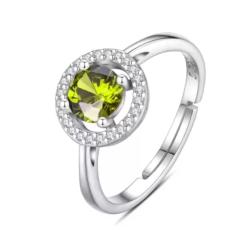 August Birthstone Ring