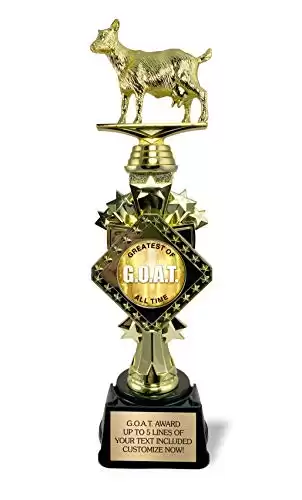The G.O.A.T Custom Trophy