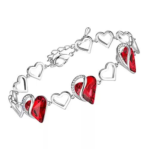Infinity Love Heart Link Bracelets