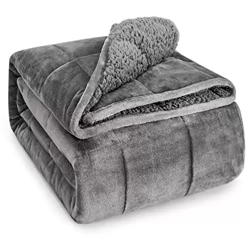 Fluffy Fleece Weighted Blanket