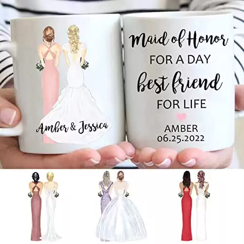 Personalized Bridesmaid Mug