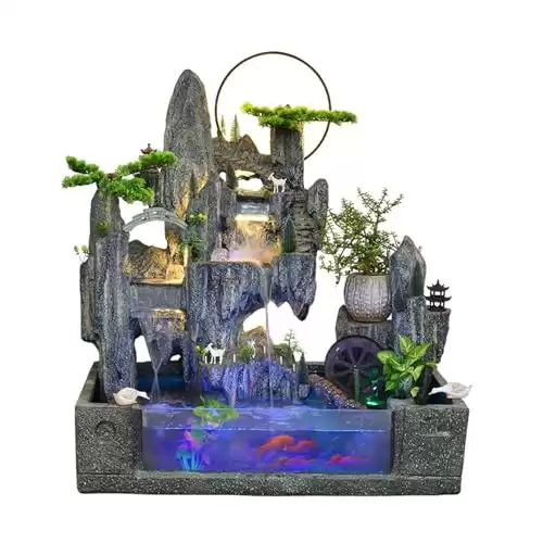 Tabletop Fountain and Fishpond